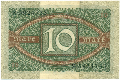 10 марок 1920 года Германия