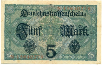 5 марок 1917 года Германия