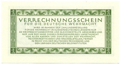 1 рейхсмарка 1944 года Германия