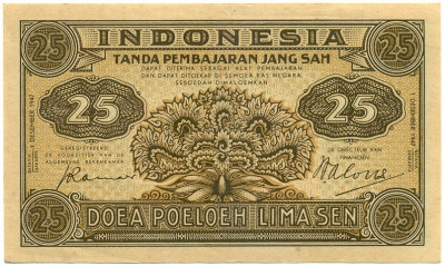 25 сен 1947 года Индонезия