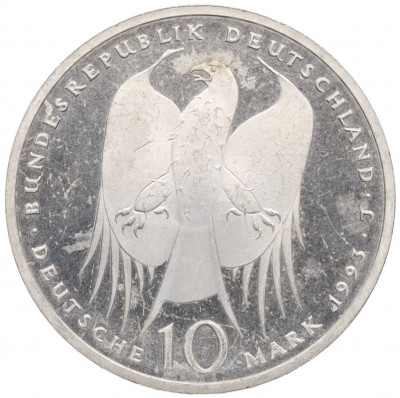 10 марок 1993 года J Германия 