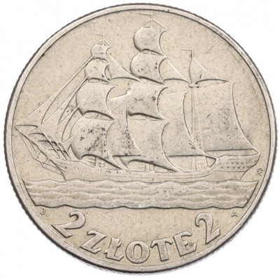 2 злотых 1936 года Польша 