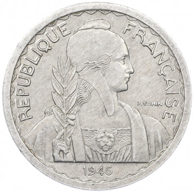 20 сантимов 1945 года Французский Индокитай