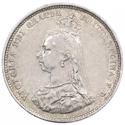 1 шиллинг 1887 года Великобритания