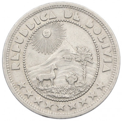 10 сентаво 1937 года Боливия