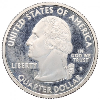 1/4 доллара (25 центов) 2008 года S США «Штаты и территории — Гавайи»