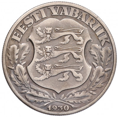 2 кроны 1930 года Эстония