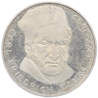 5 марок 1977 года J Западная Германия (ФРГ) 