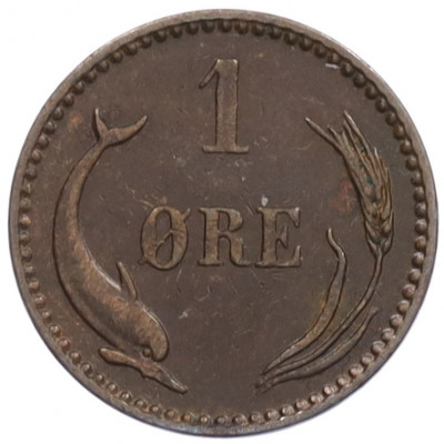 1 эре 1904 года Дания