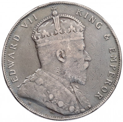 1 доллар 1907 года Стрейтс Сетлментс