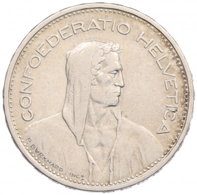5 франков 1933 года Швейцария