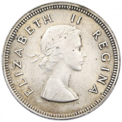 2 шиллинга 1953 года Британская Южная Африка