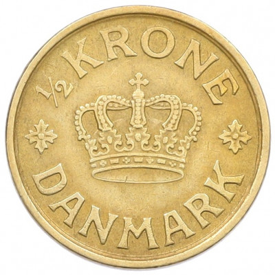 1/2 кроны 1925 года Дания
