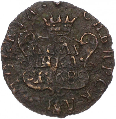 Полушка 1768 года КМ «Сибирская монета»