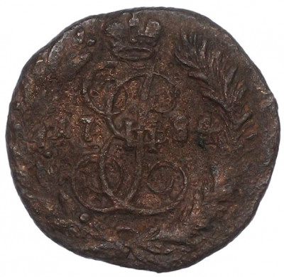 Полушка 1784 года КМ