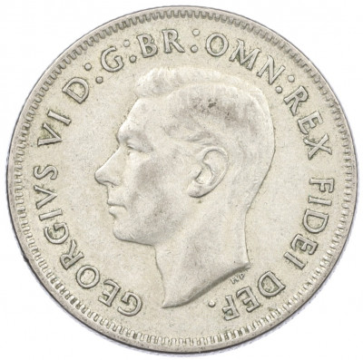 1 флорин 1951 года Австралия «50 лет Федерации»