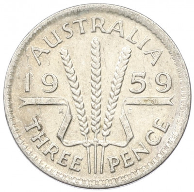 3 пенса 1959 года Австралия