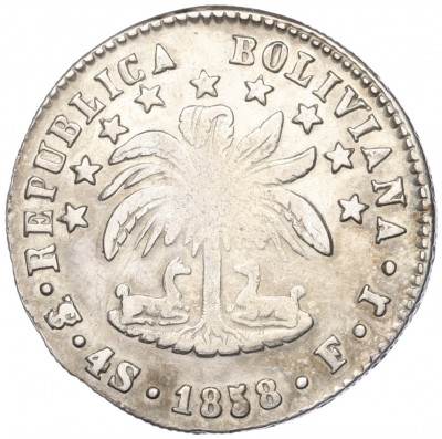 4 суэльдо 1858 года Боливия