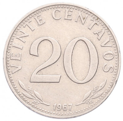 20 сентаво 1967 года Боливия
