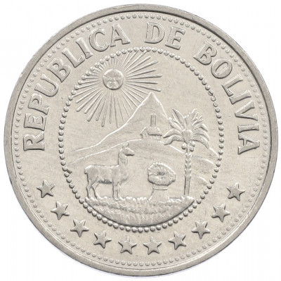 50 сентаво 1978 года Боливия