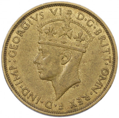 2 шиллинга 1947 года KN Британская Западная Африка