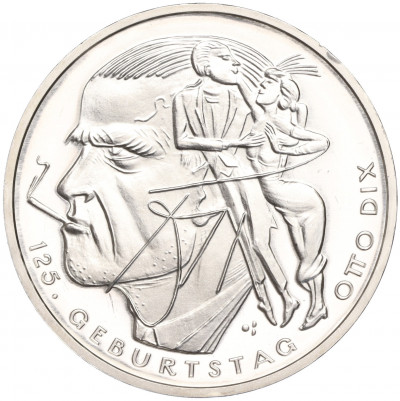 20 евро 2016 года Германия «125 лет со дня рождения Отто Дикса»