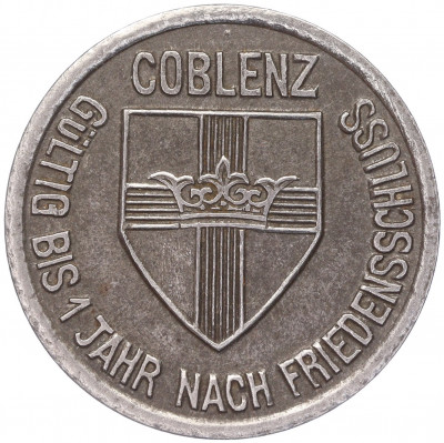 10 пфеннигов 1918 года Германия — город Кобленц (Нотгельд)