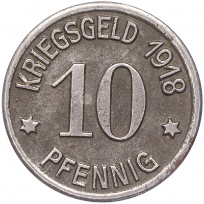10 пфеннигов 1918 года Германия — город Кобленц (Нотгельд)