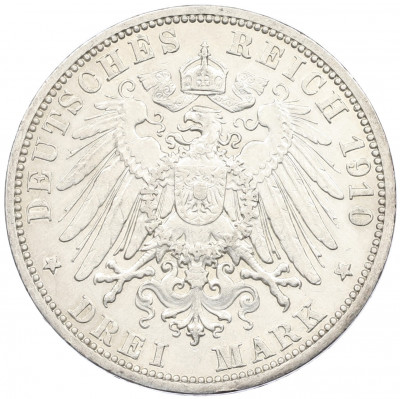 3 марки 1910 года А Германия (Пруссия)