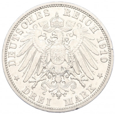 3 марки 1910 года Германия (Гессен)