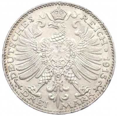 3 марки 1915 года Германия (Саксен-Веймар-Эйзенах) «100 лет Великим герцогам»