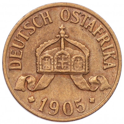 1/2 геллера 1905 года A Германская Восточная Африка