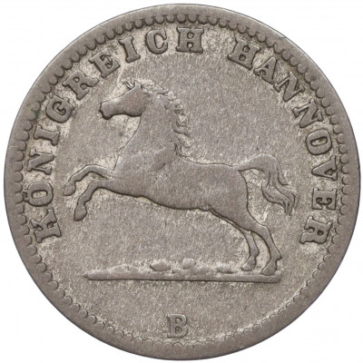 1 грош 1858 года Ганновер