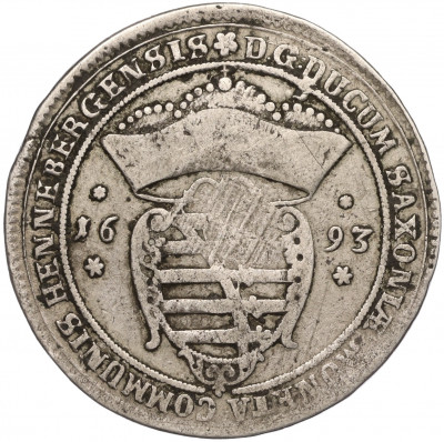 2/3 талера 1693 года Хеннеберг-Ильменау