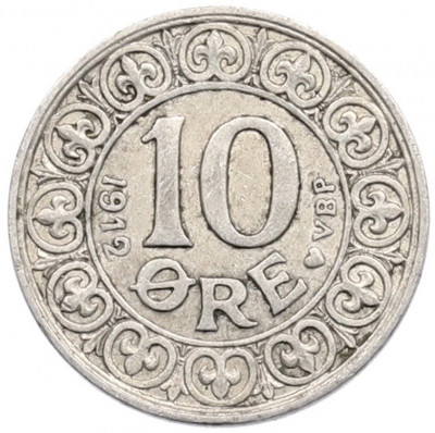 10 эре 1912 года Дания