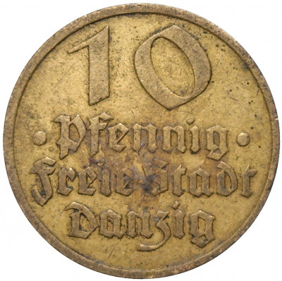 10 пфеннигов 1932 года Данциг