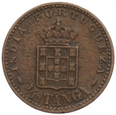1/12 танга 1901 года Португальская Индия
