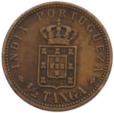 1/2 танга 1903 года Португальская Индия