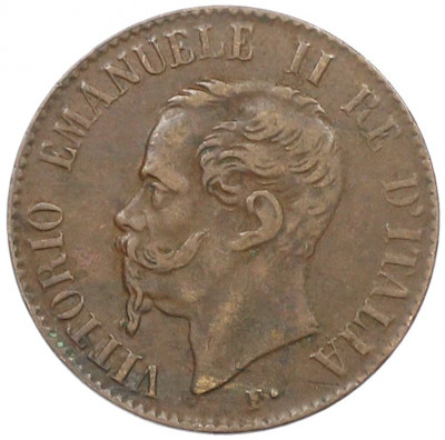 1 чентезимо 1867 года М Италия