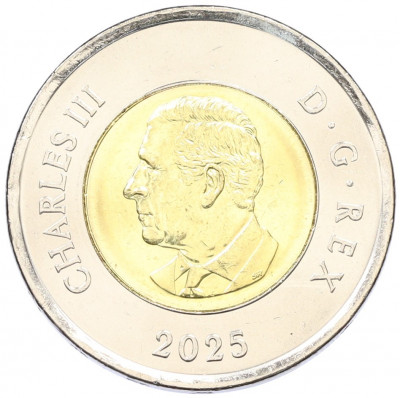 2 доллара 2025 года Канада «Посвящение жизни и творчеству Дафны Оджиг»