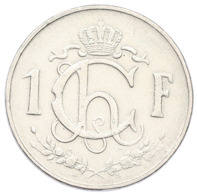 1 франк 1960 года Люксембург