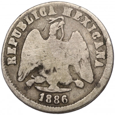10 сентаво 1886 года Мексика