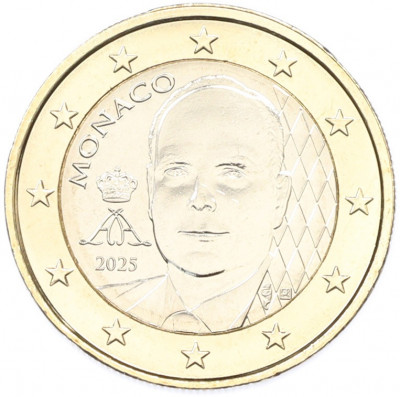 1 евро 2025 года Монако