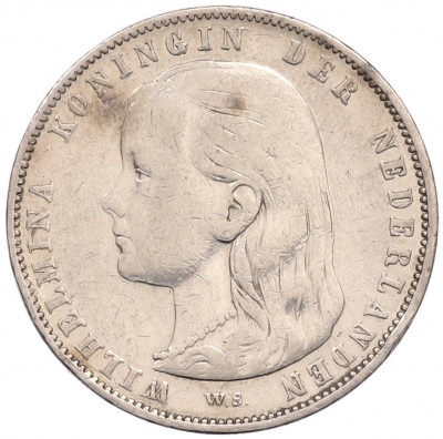 1 гульден 1892 года Нидерланды