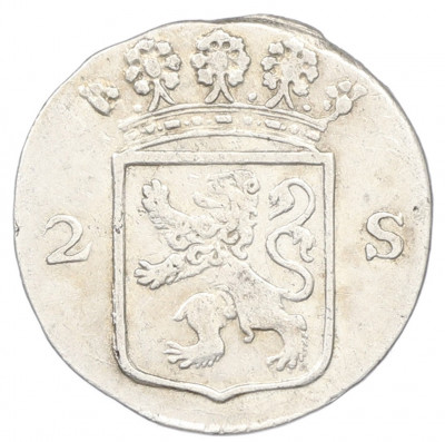 2 стювера 1791 года Нидерланды