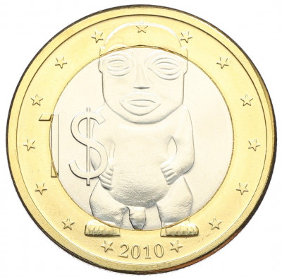 1 доллар 2010 года Острова Кука