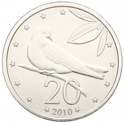 20 центов 2010 года Острова Кука