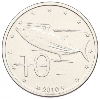 10 центов 2010 года Острова Кука