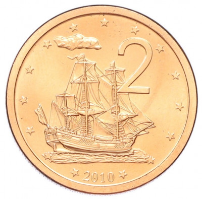 2 цента 2010 года Острова Кука