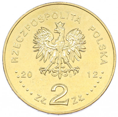 2 злотых 2012 года Польша «Польские суда — Эсминец Молния»